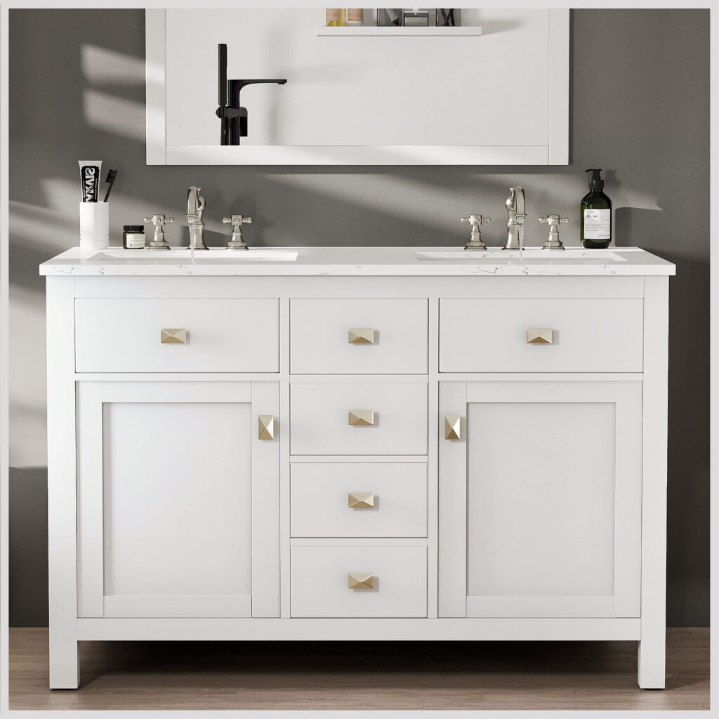 48-inch double sink vanity