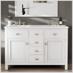 48-inch double sink vanity